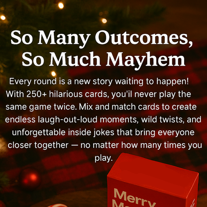 Mayhem Christmas Card Game