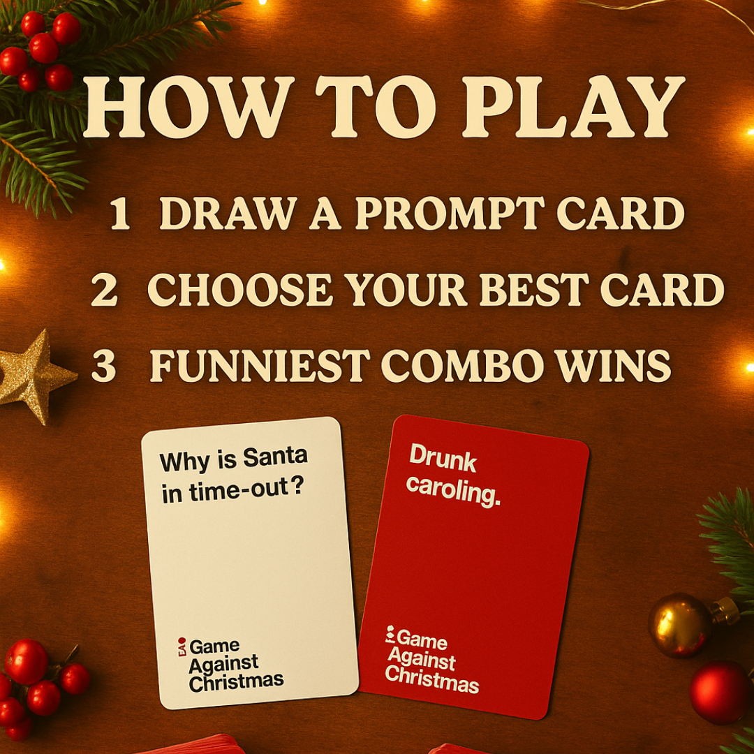 Mayhem Christmas Card Game